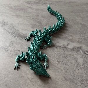 Green Decorative dragon toy